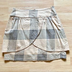 Tulle Plaid Tulip Skirt